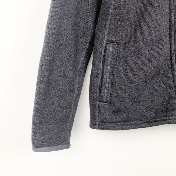 The North Face 'Crescent' Full Zip Up Fleece Jacket Sweatshirt Coat Purple - XL - Picture 5 of 12